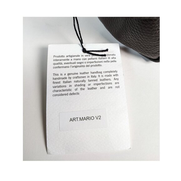 NEW MASSEI LUXURY LEATHER BROWN TOILETRY KIT BAG DOPP KIT HANDMADE ITALIAN - Picture 7 of 7